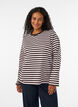 T-shirt Basic avec manches longues, Rose, Model image number 0