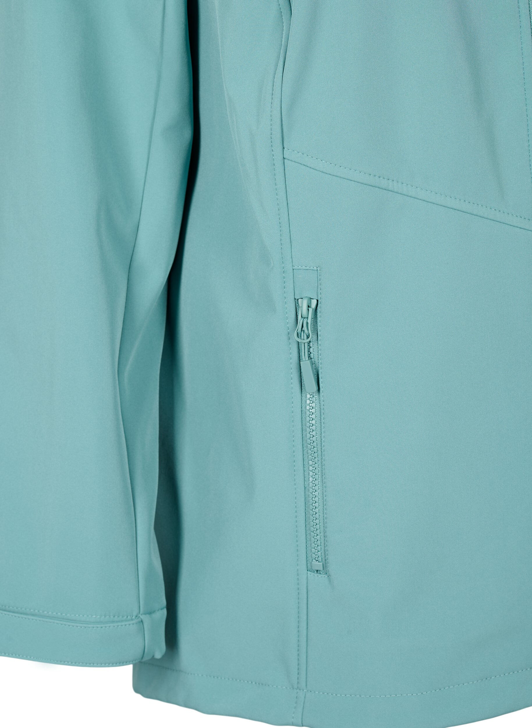 Zizzi  Veste softshell courte avec des poches, Arctic, Packshot image number 3