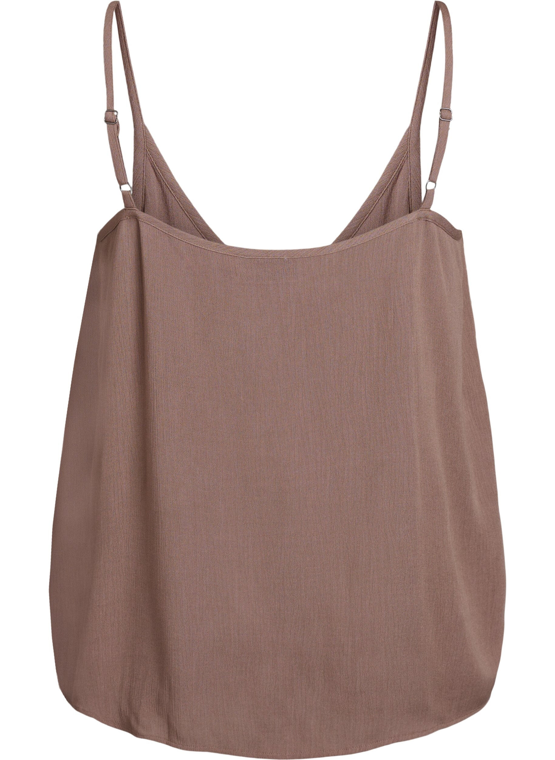 ZizziTop &agrave; bretelles en viscose, Marron, Packshot image number 1