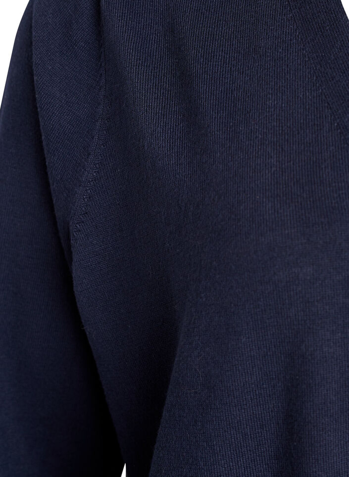 Cardigan long ouvert avec poches, Bleu, Packshot image number 3