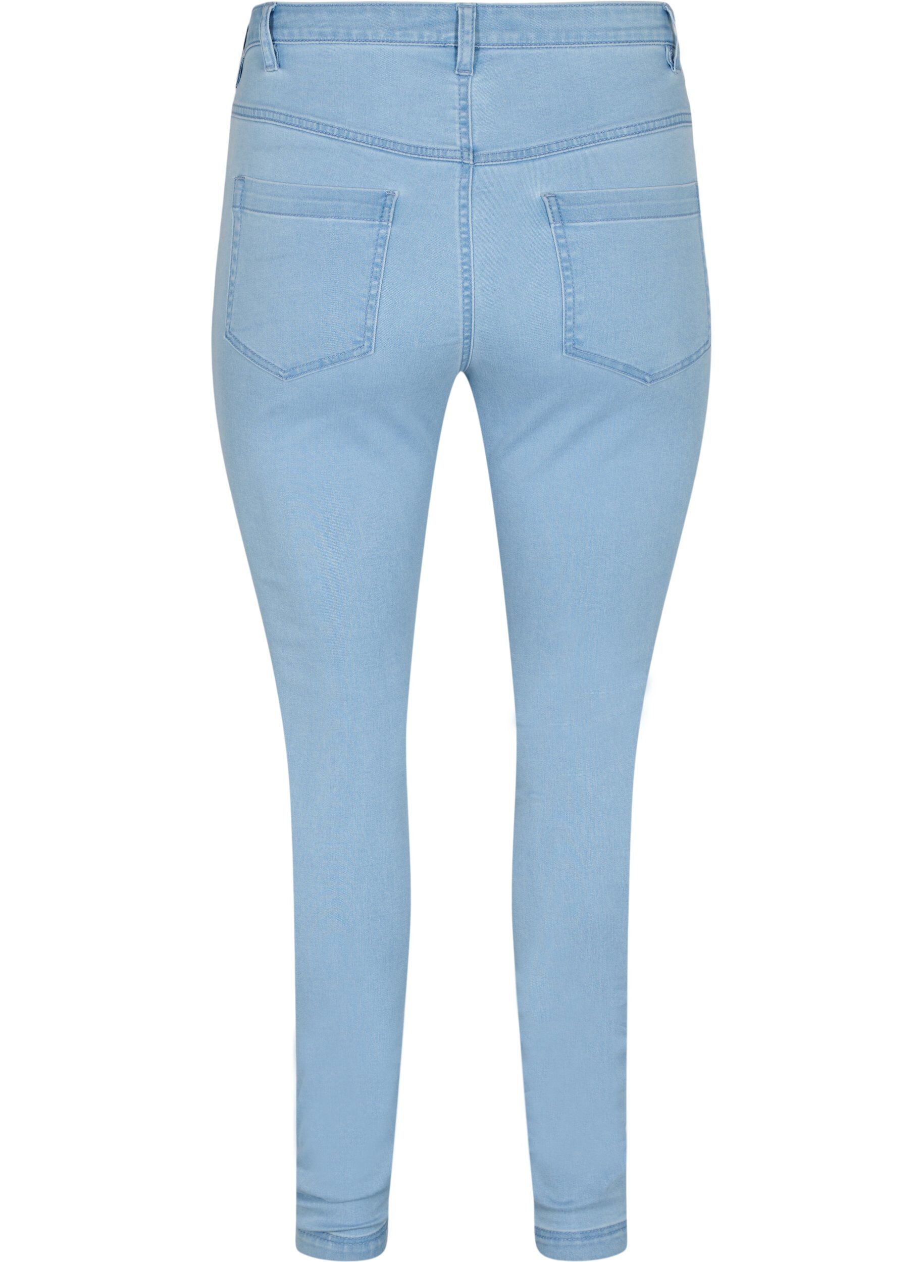 ZizziJean Amy super slim &agrave; taille haute, Ex Lt Blue, Packshot image number 1