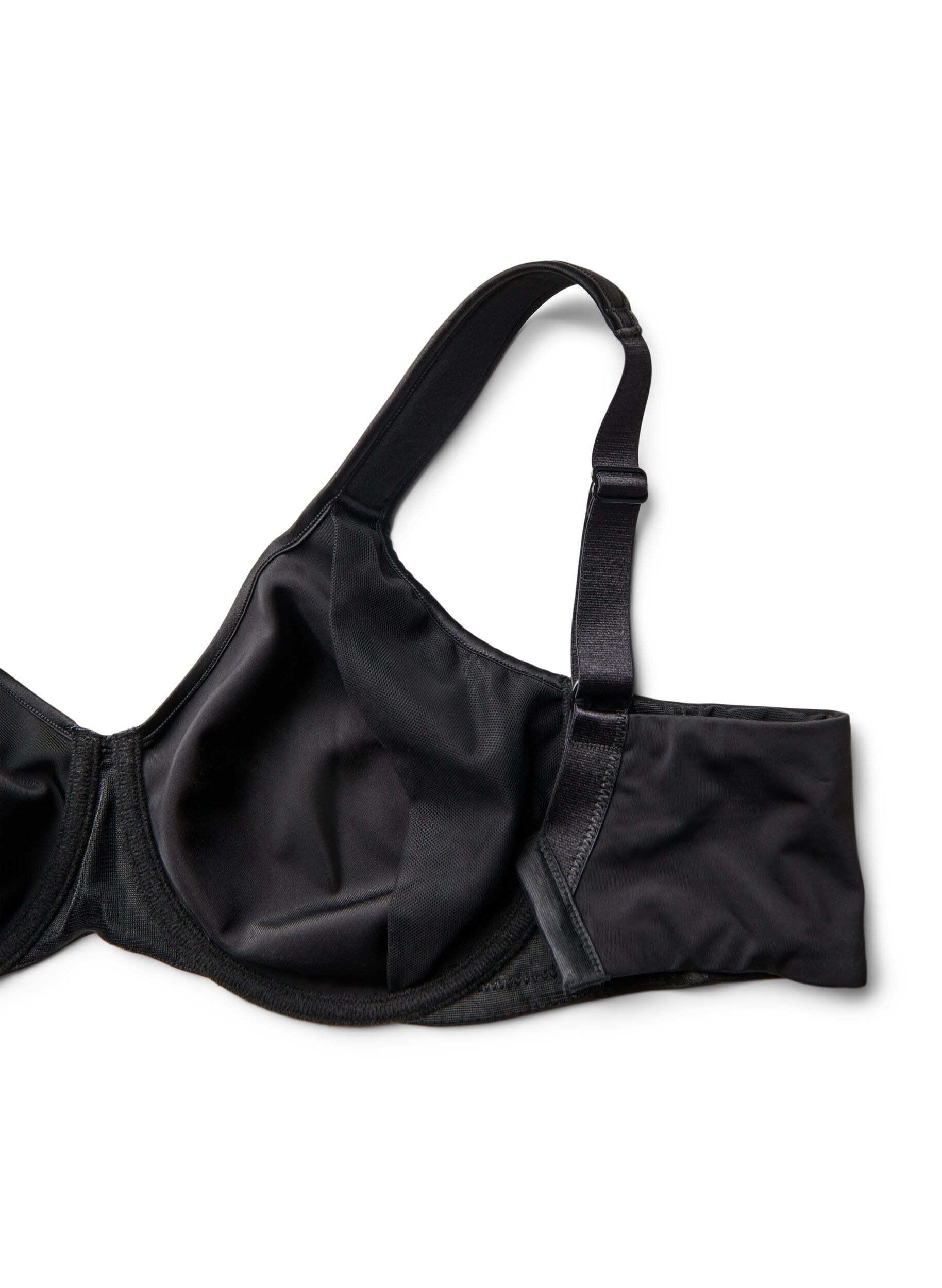 ZizziSoutien-gorge minimiseur avec bretelles rembourr&eacute;es, Noir, Packshot image number 3