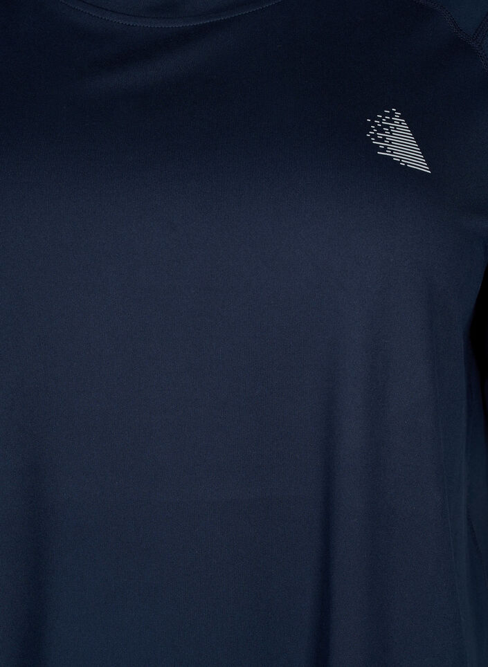 T-shirt d'entraînement à manches courtes et col ras du cou, Night Sky, Packshot image number 2