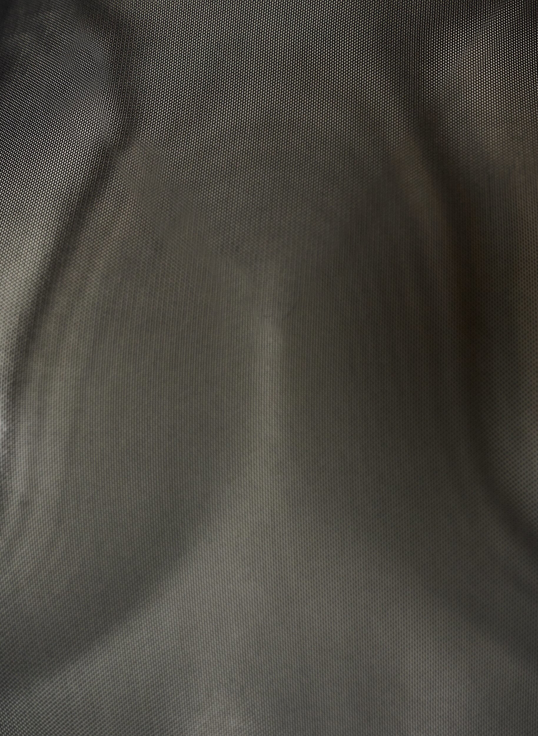 ZizziTop en maille avec manches courtes et col rond, Noir, Packshot image number 2