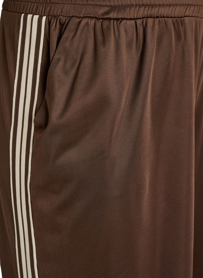 Pantalon de surv&ecirc;tement avec bandes lat&eacute;rales et poches, Marron, Packshot image number 2
