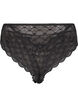 Culotte brésilienne en dentelle, Black, Packshot image number 1