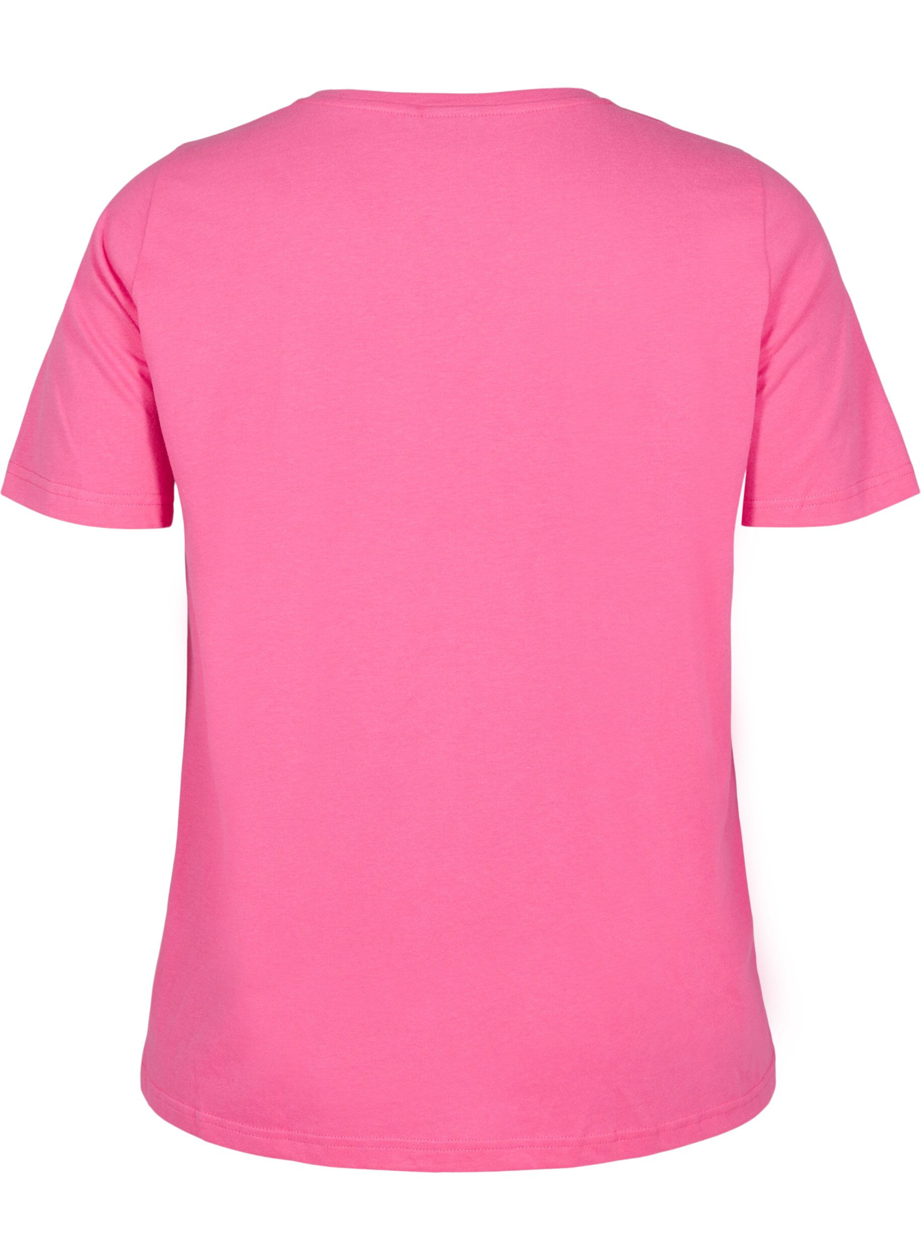Zizzi FLASH - T-shirt avec motif, Rose, Packshot image number 1