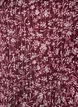 Tunique &agrave; imprim&eacute; floral et fils scintillants, Bordeaux, Packshot image number 2