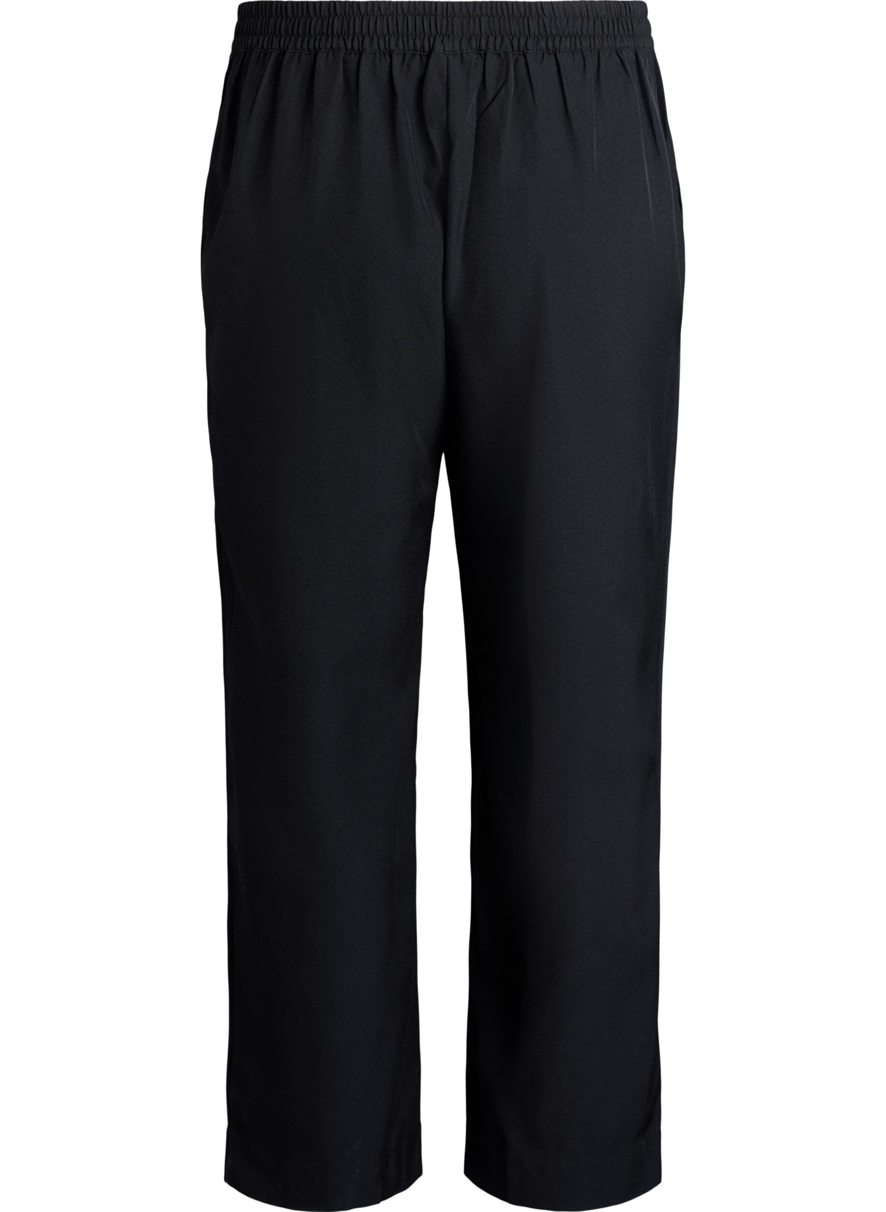 Zizzi FLASH - Pantalon ample avec poches, Noir, Packshot image number 1