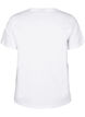 T-shirt en coton biologique avec imprimé, Bright White Printet, Packshot image number 1