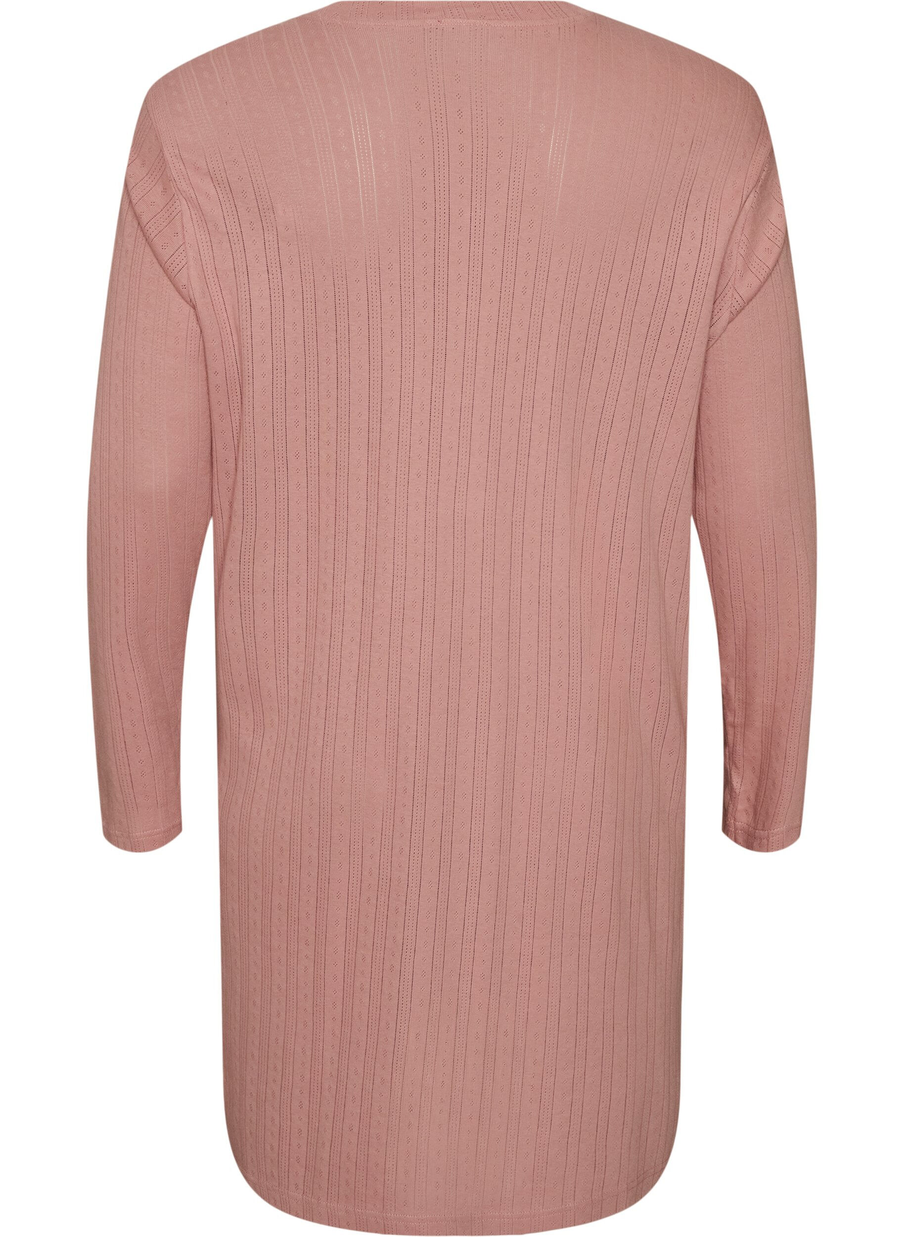 ZizziNuisette en coton biologique avec broderie ajour&eacute;e, Rose, Packshot image number 1