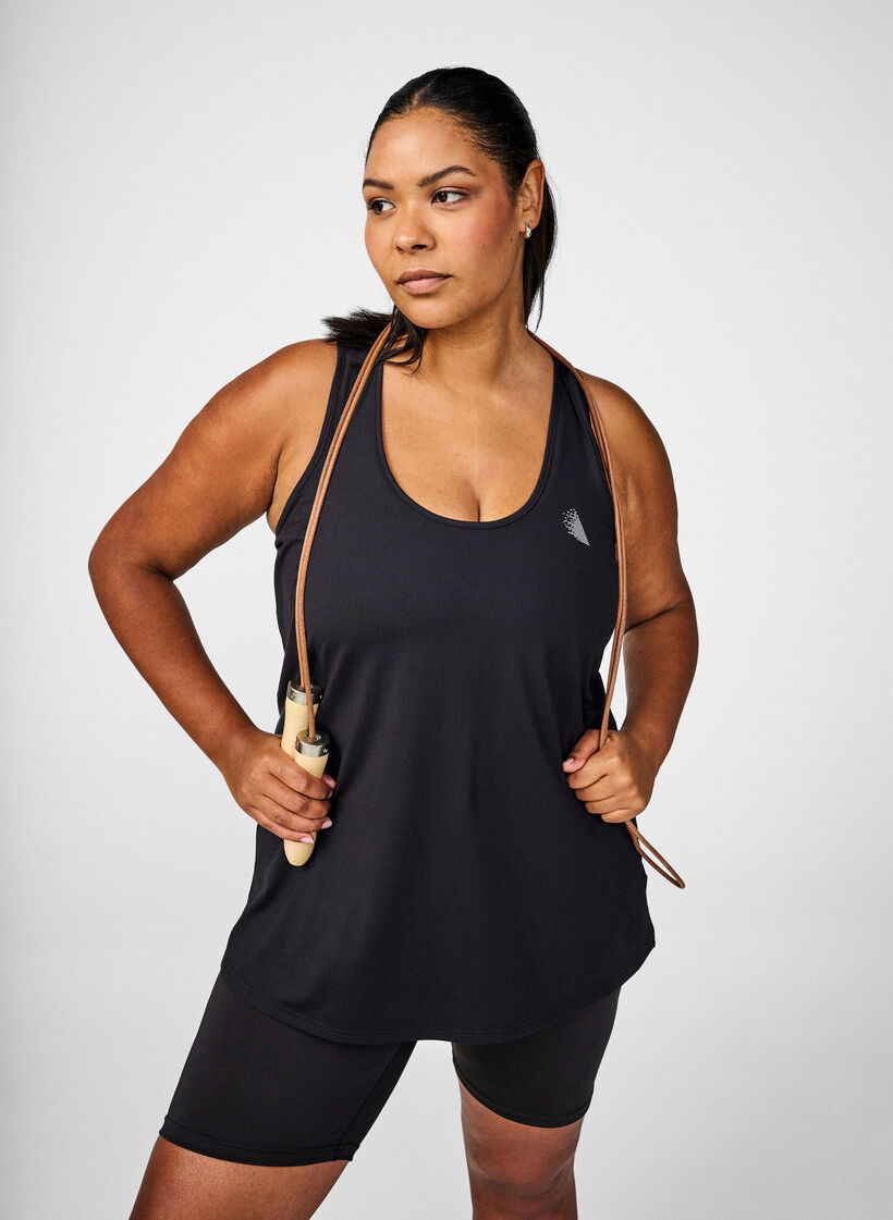 Top de sport avec dos nageur , Noir, Image image number 0