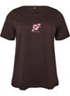 T-shirt imprim&eacute;, Marron, Packshot image number 0