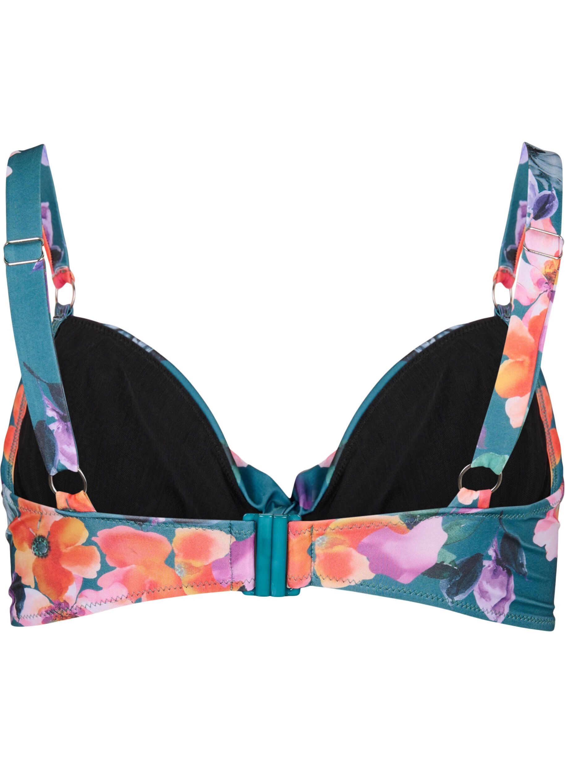 Zizzi Soutien-gorge de bikini imprim&eacute; avec armature, Meave Print, Packshot image number 1