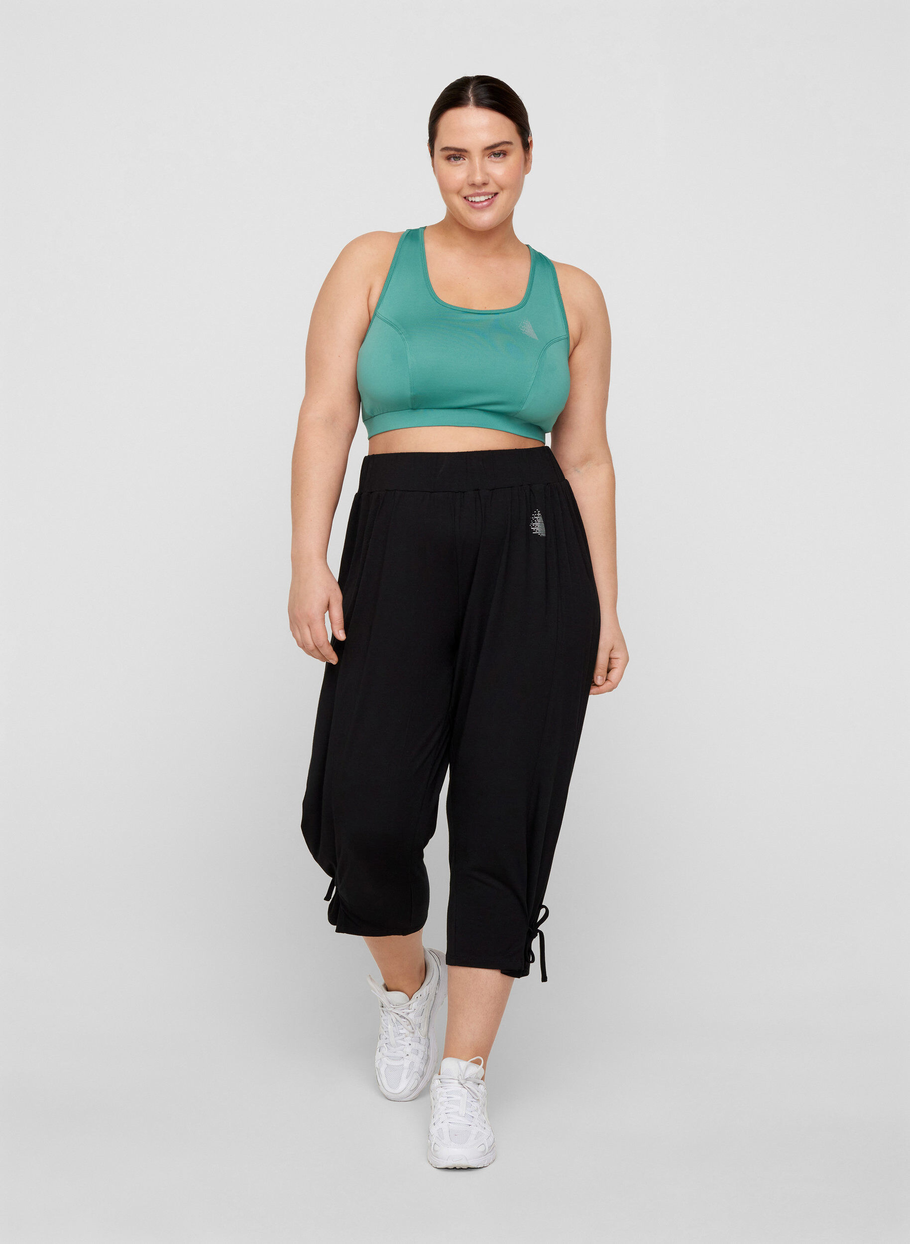 Zizzi Brassi&egrave;re de sport avec d&eacute;tails au dos, Deep Sea, Model image number 2