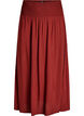 Jupe longue en viscose avec smocks, Bordeaux, Packshot image number 0