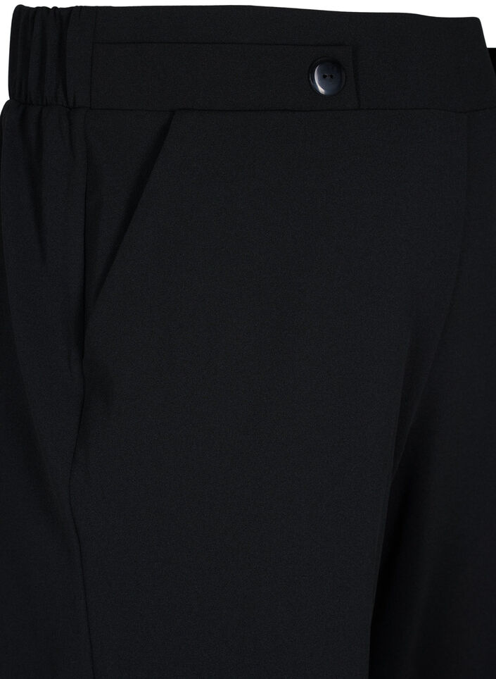 Pantalon 7/8 &agrave; coupe ample, Noir, Packshot image number 2