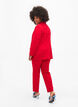 Veste de costume dotée de poches et de boutons dorés, Tango Red, Model image number 1