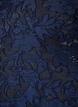 Blouse transparente avec texture florale et manches longues, Bleu, Packshot image number 2
