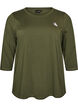 Sports top with 3/4 sleeves, Vert, Packshot image number 0