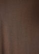 Basic T-shirt col V en viscose, Marron, Packshot image number 2