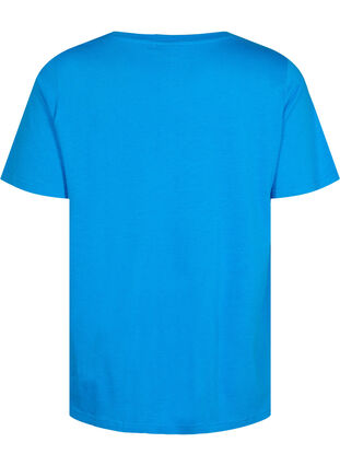 T-shirt à manches courtes avec forme en A, French Blue, Packshot image number 1