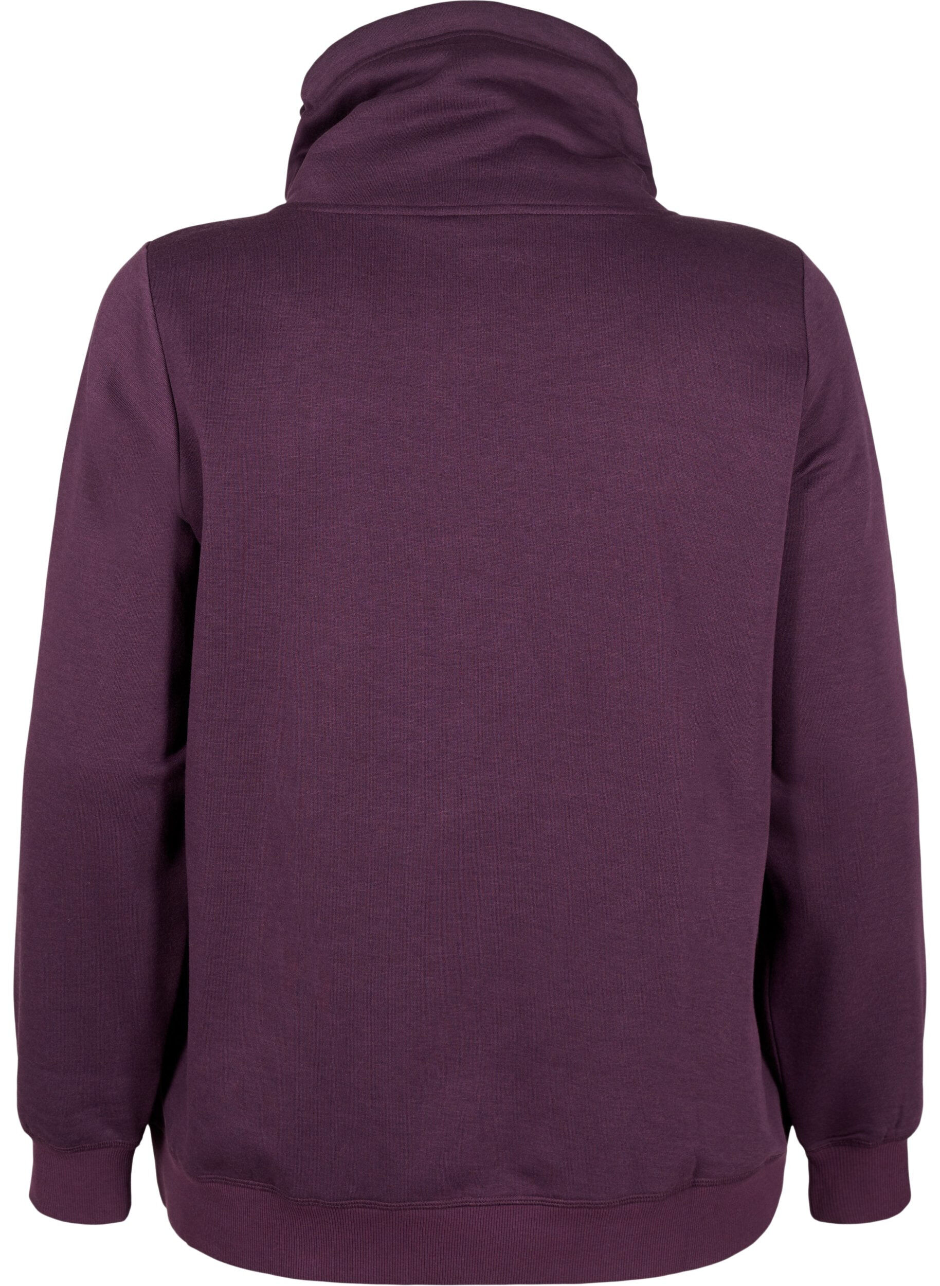 Zizzi FLASH - Sweat-shirt &agrave; col montant, Plum Perfect, Packshot image number 1