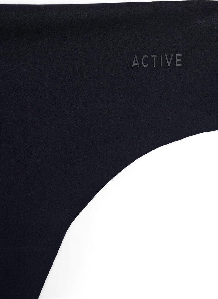 Lot de 2 strings invisibles gainants, Noir, Packshot image number 2