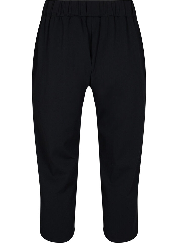 Pantalon 7/8 &agrave; coupe ample, Noir, Packshot image number 1