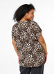 Chemisier à manches courtes avec imprimé léopard, Leopard AOP, Model image number 1