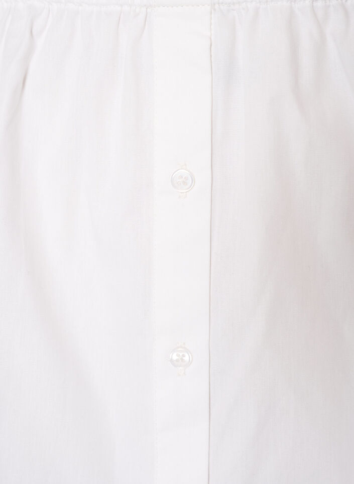 Extension de chemise en 100% coton, Blanc, Packshot image number 2