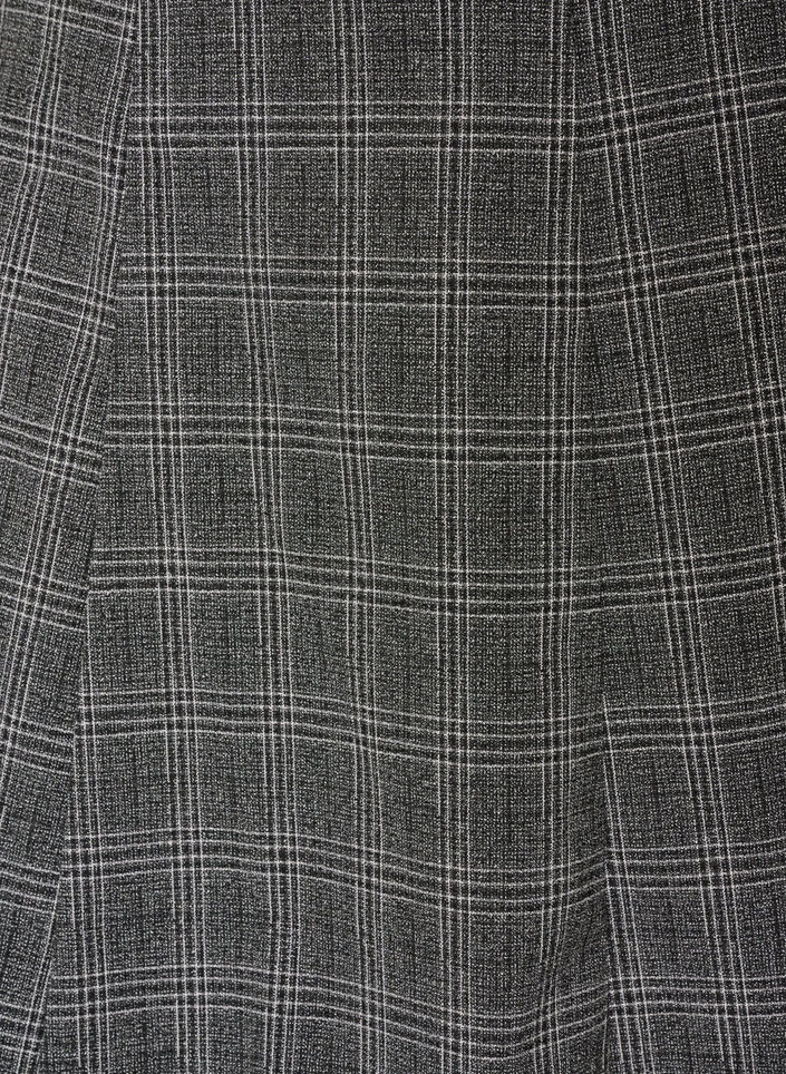Jupe courte &agrave; coupe &eacute;vas&eacute;e, Gris anthracite, Packshot