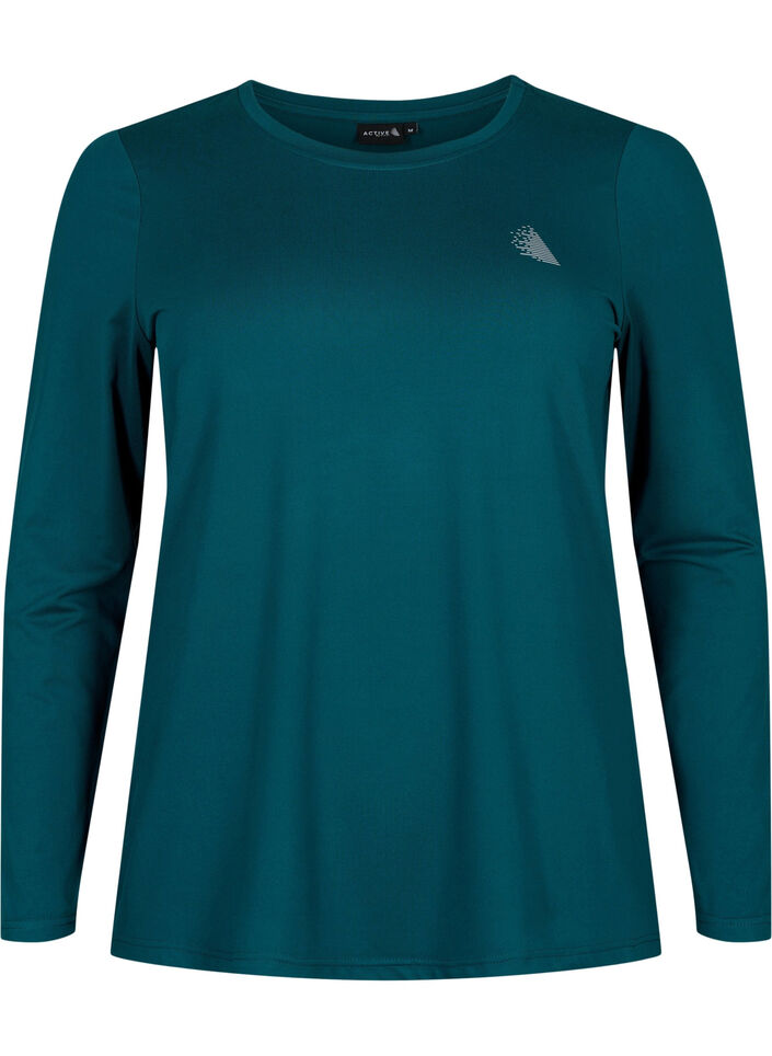 Chemise d'entraînement à manches longues, Deep Teal, Packshot image number 0