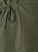 Blouse en m&eacute;lange de coton avec un col en V et un lien &agrave; nouer, Vert, Packshot image number 2