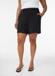 Short avec poches et coupe ample, Noir, Model image number 3