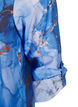 Robe chemise en viscose avec imprimé marbre, Palace Blue AOP, Packshot image number 3
