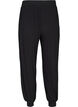 Pantalon ample en viscose avec poches, Black, Packshot image number 1