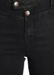 Jeans Gemma taille haute coupe droite, Noir, Packshot image number 2