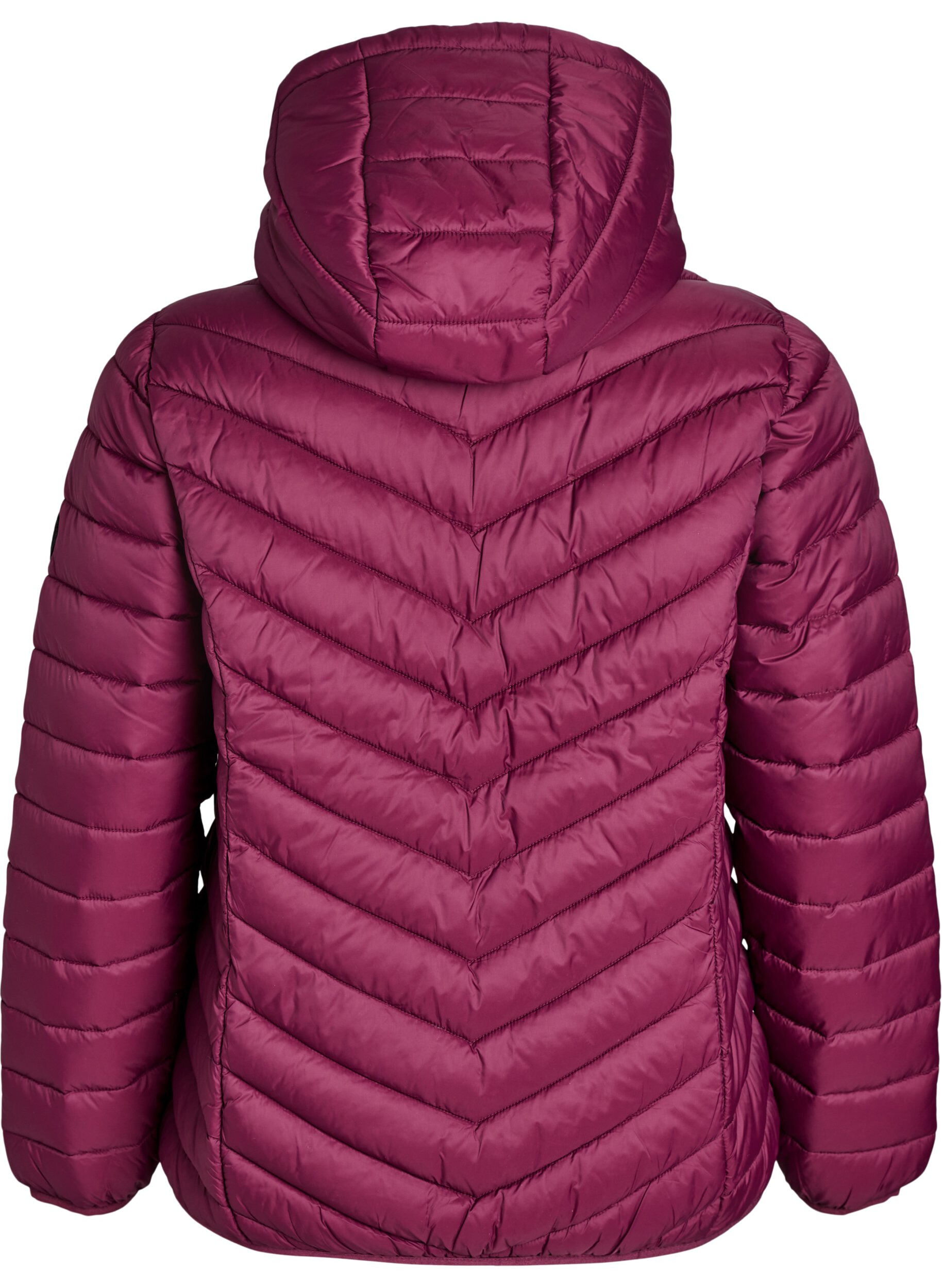 ZizziVeste l&eacute;g&egrave;re &agrave; capuche, Bordeaux fonc&eacute;, Packshot image number 1