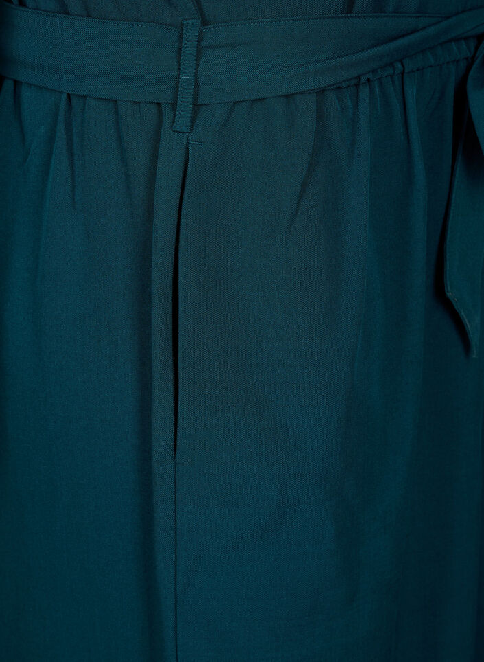 Combinaison avec ceinture et manches courtes, Sea Moss Melange, Packshot image number 3