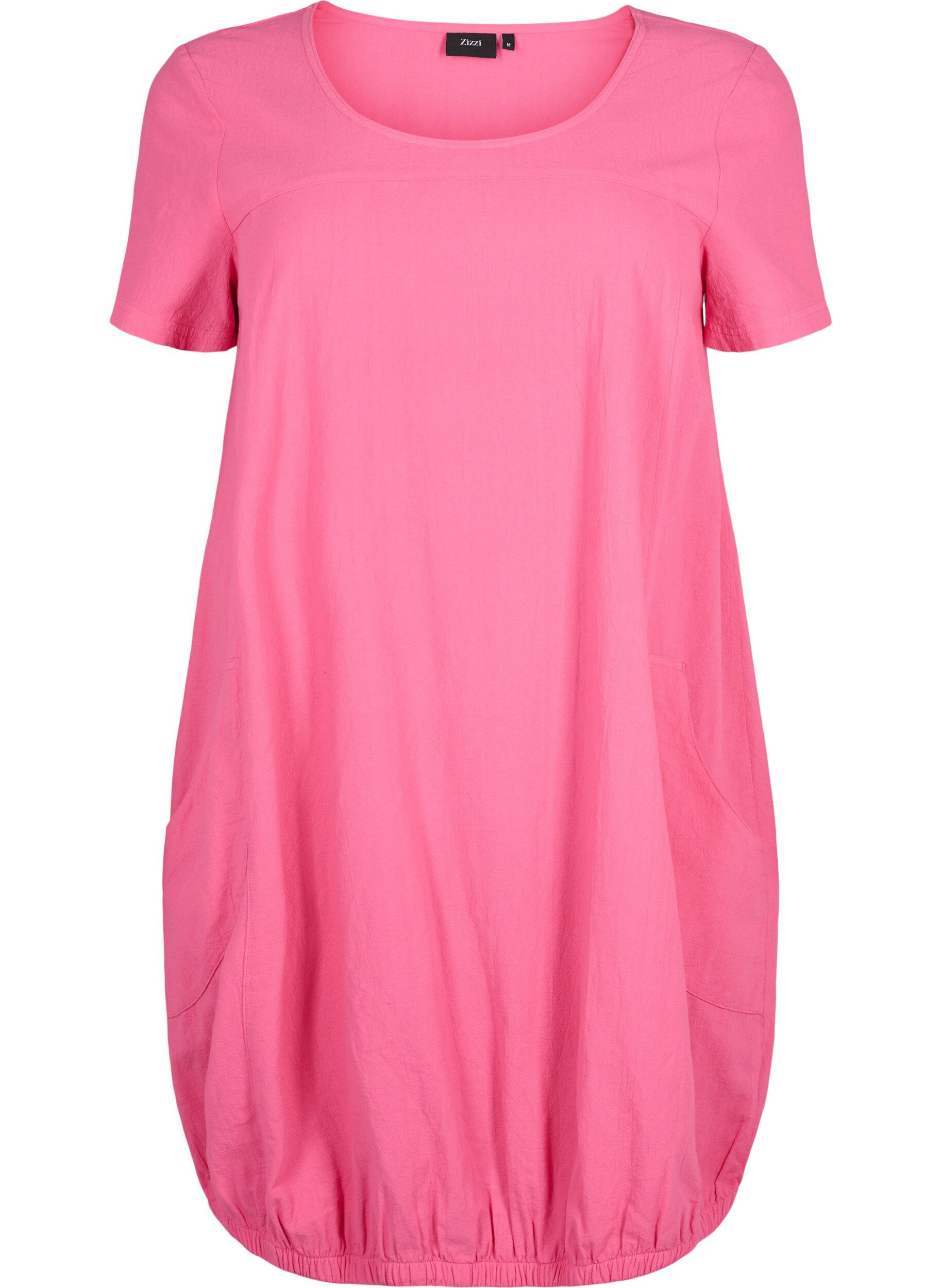ZizziRobe en coton &agrave; manches courtes, Rose, Packshot image number 0