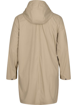 Manteau de pluie avec capuche et poches, Silver Min, Packshot image number 1
