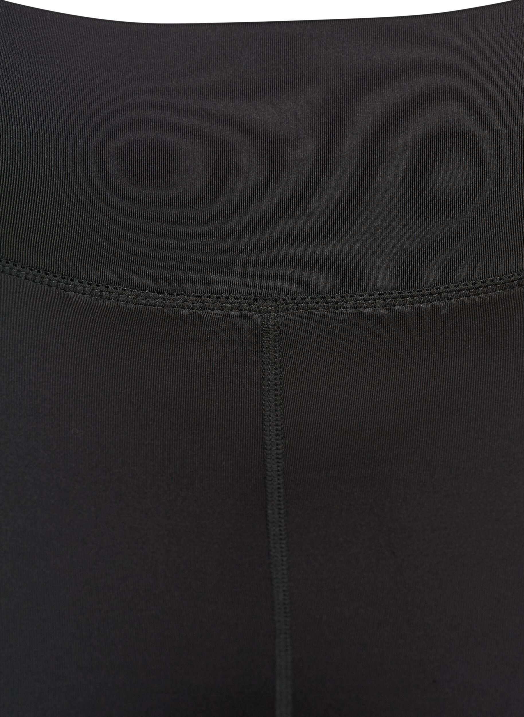 ZizziPantacourt de sport pr&egrave;s du corps, Noir, Packshot image number 2