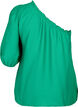 blouse à une épaule en viscose, Vert, Packshot image number 1
