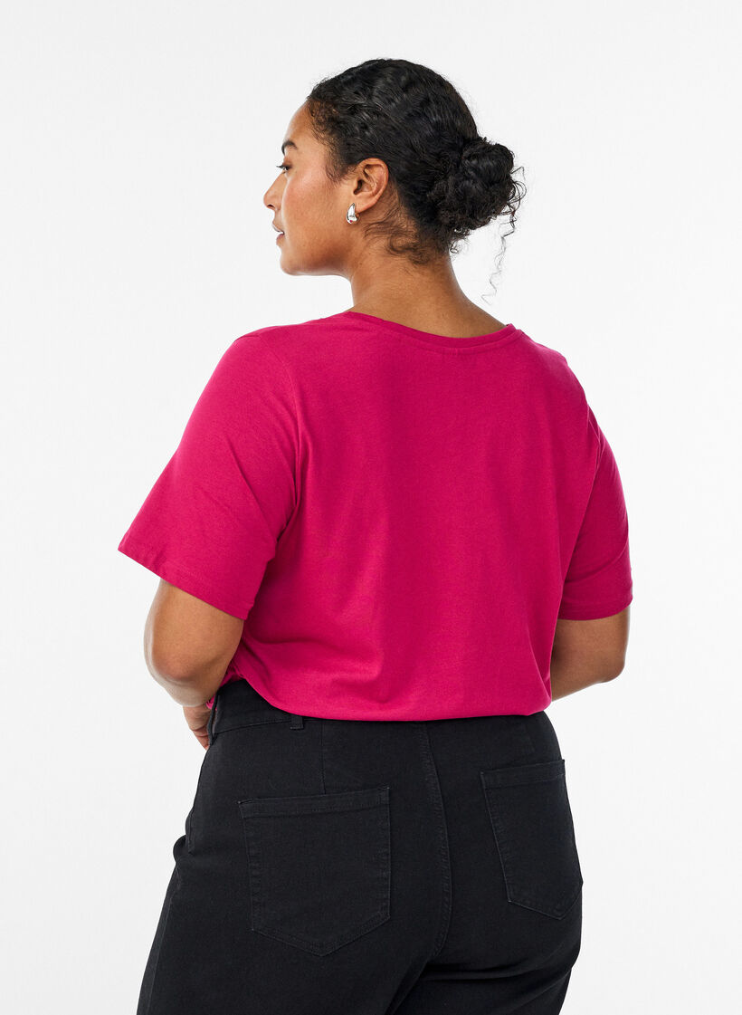 FLASH - T-shirt imprim&eacute;, Bordeaux, Model image number 2