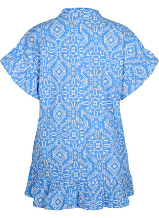 Tunique motif floral en coton, Marina Flower AOP, Packshot image number 1