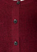 Cardigan en tricot c&ocirc;tel&eacute; avec boutons, Bordeaux, Packshot image number 2
