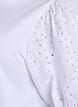 T-shirt avec des manches en broderie anglaise, Blanc, Packshot image number 3