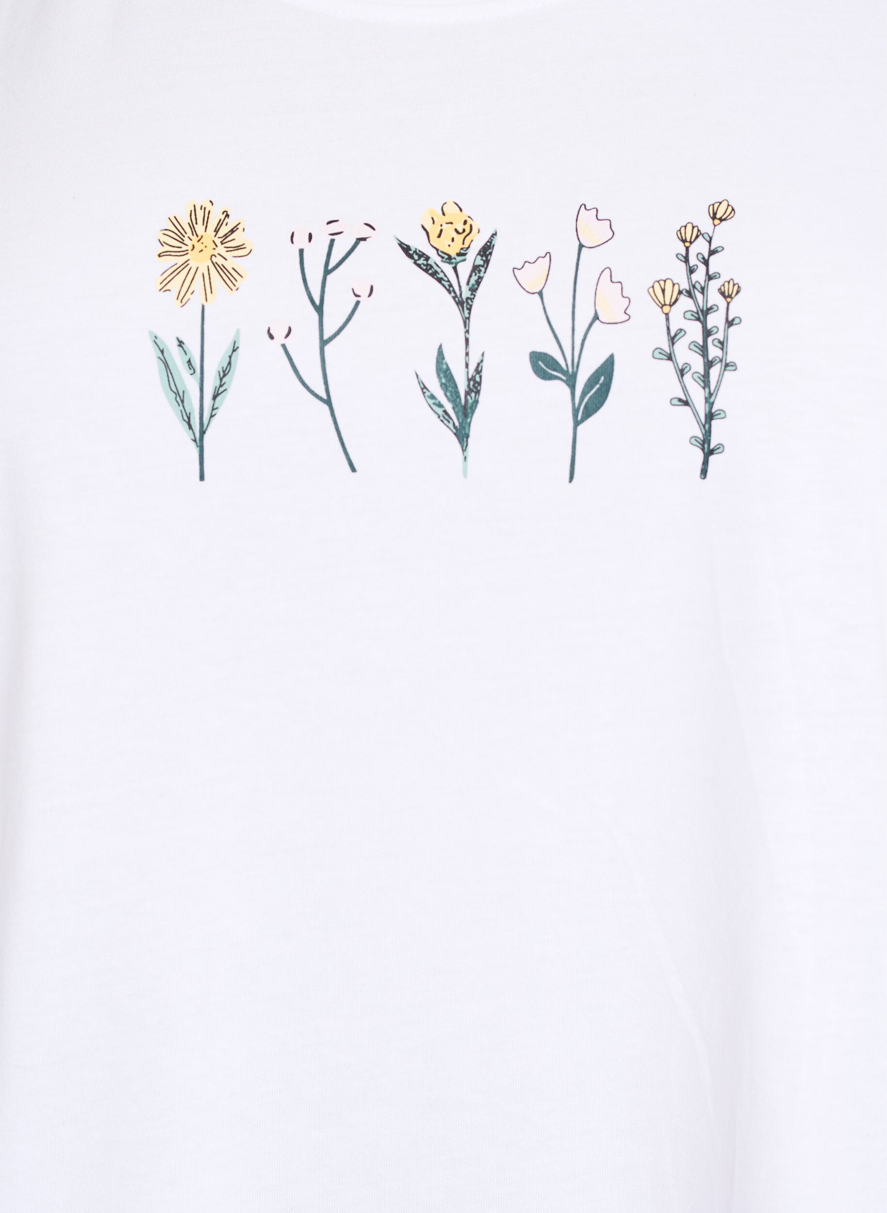 Zizzi FLASH &ndash; T-shirt avec motif, Blanc, Packshot image number 2