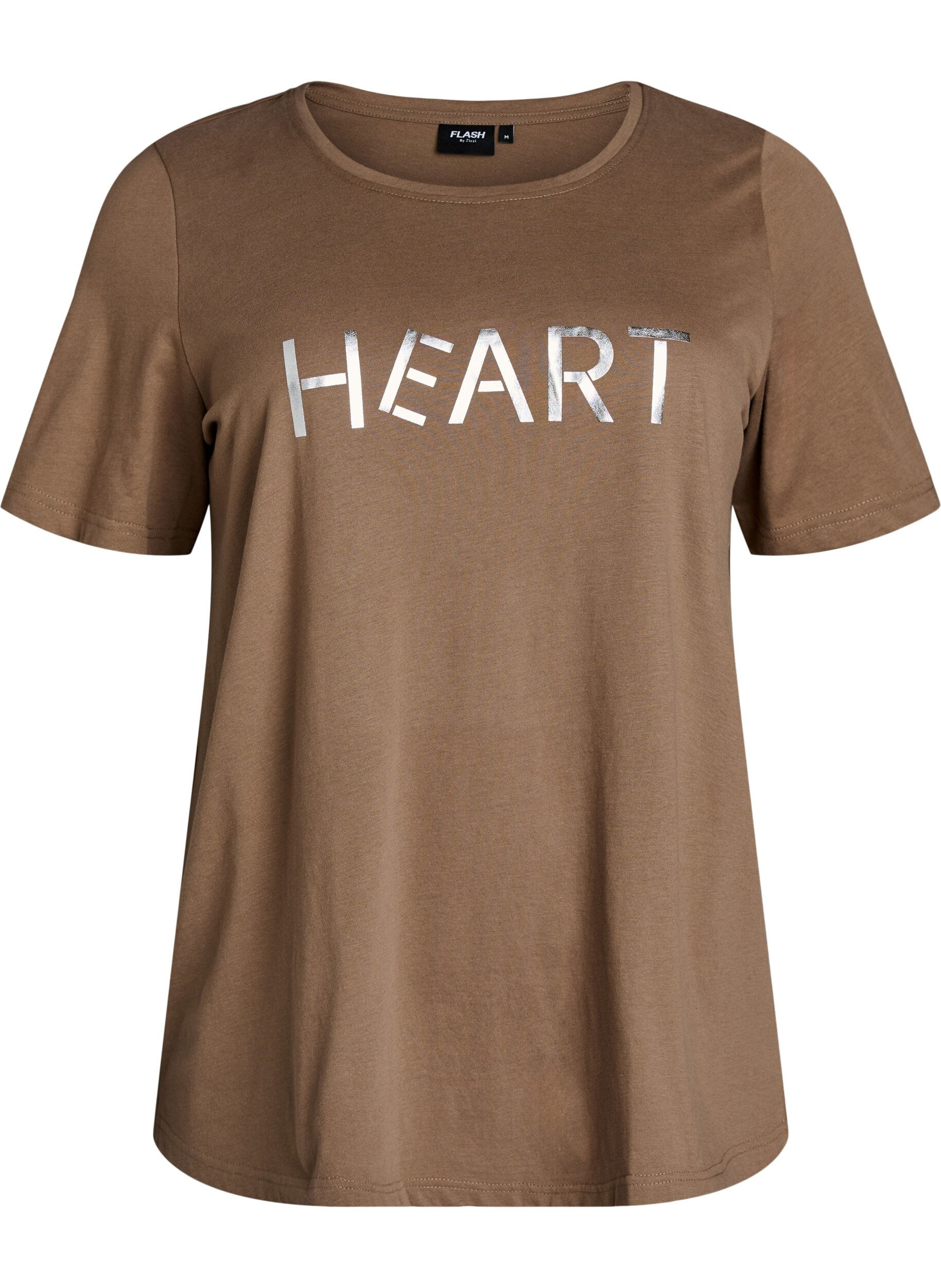 ZizziT-shirt imprim&eacute;, Marron, Packshot image number 0